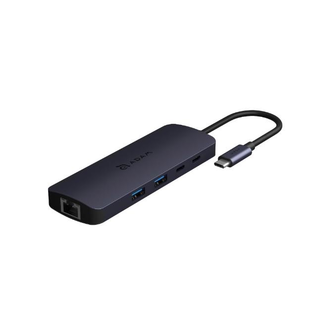 【ADAM 亞果元素】Hub SE10 USB-C 十合一多功能集線器(隨插即用)