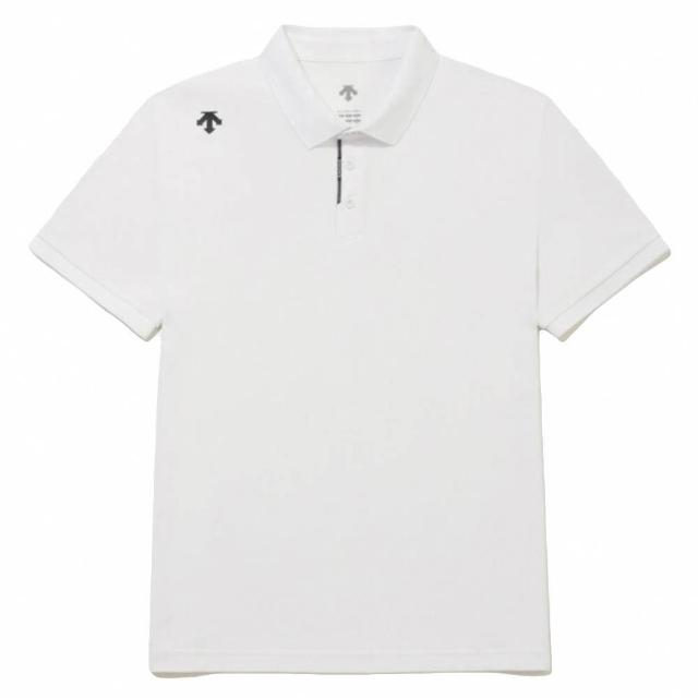 【DESCENTE】迪桑特 TOUGH 男士 吸濕快乾短袖POLO衫(黑色/白色/深藍色/果綠色)