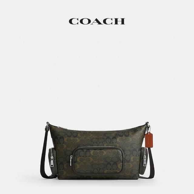 【COACH】蔻馳官方直營 FINN 口袋細節斜背手袋 斜背包-多款任選(CCG18/CET51)