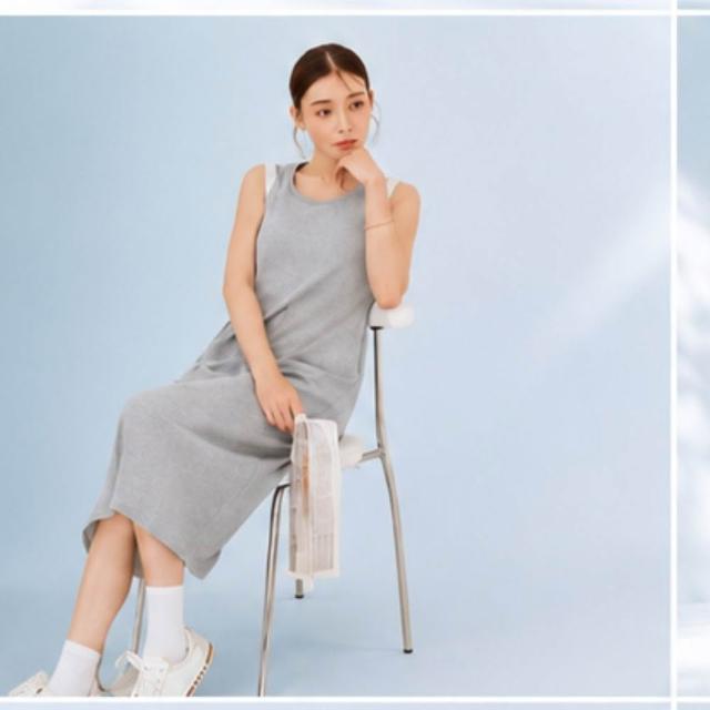 【OB 嚴選】涼感冰箱空氣紗夏季洋裝
