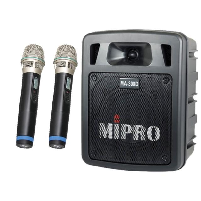 【MIPRO】MA-300D二代UHF雙頻道迷你藍芽無線擴音器