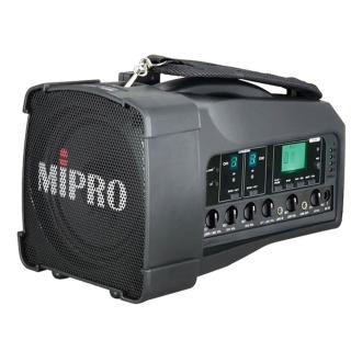 【MIPRO】MA-100D二代UHF雙頻肩掛式藍芽無線喊話器