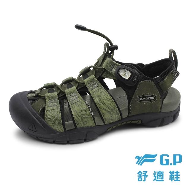 【G.P】男款磁扣兩用護趾涼鞋G6398M(SIZE:39-44 共三色)