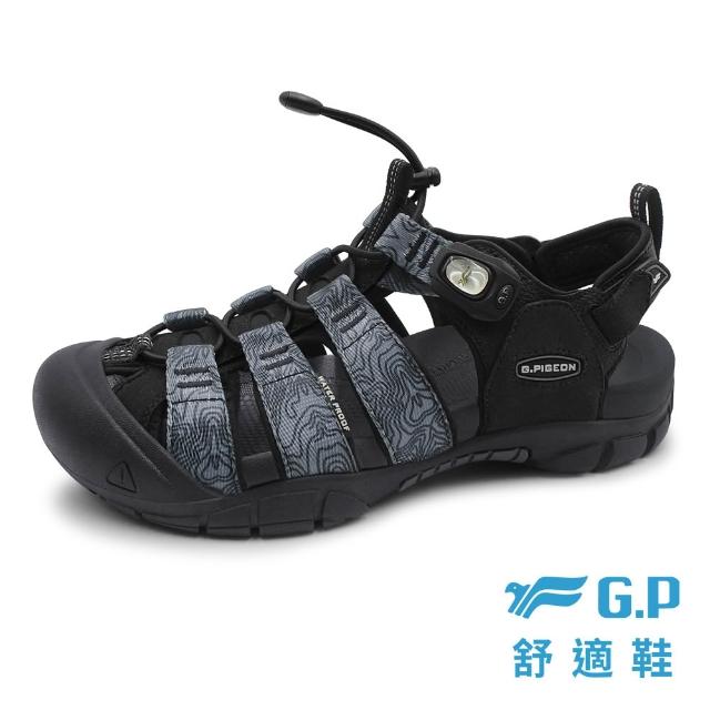 【G.P】男款磁扣兩用護趾涼鞋G6398M(SIZE:39-44 共三色)