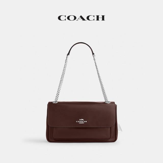 【COACH】蔻馳官方直營 ELODIE 絎縫斜背手袋 斜背包-多款任選(CCZ62)