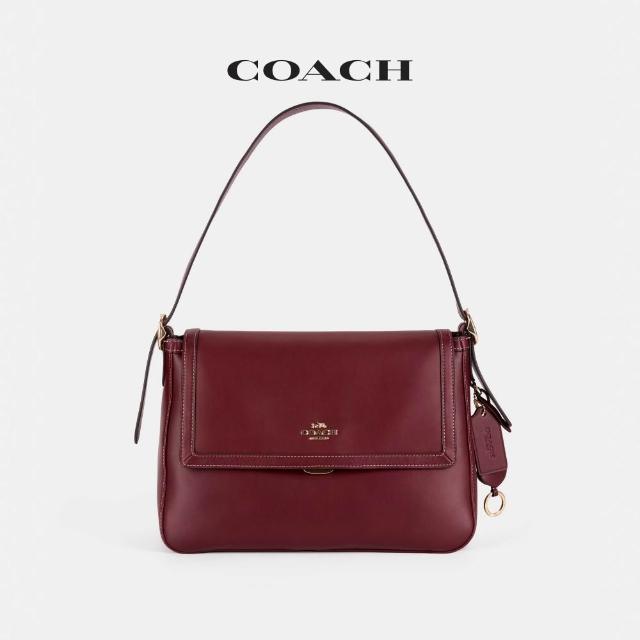 【COACH】蔻馳官方直營 ETTA 翻蓋手袋/ ELLA小號繩絨織物單肩包 斜背包 -多色任選(CCE57)