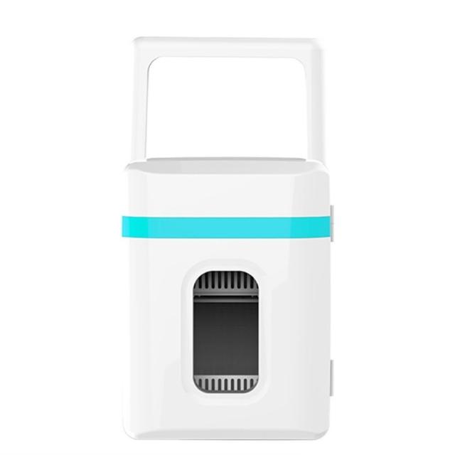 津久 110V便攜式10L小冰箱 車載家用冷暖兩用冷藏箱 家用保鮮加熱保溫小冰箱（車載冰箱/冷藏箱）