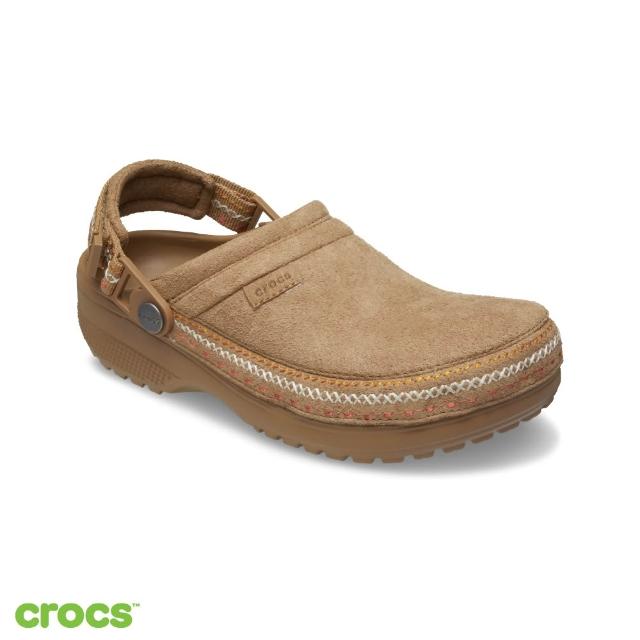 【Crocs】中性鞋 Crafted 經典輕走仿麂皮縫線 克駱格(214048)