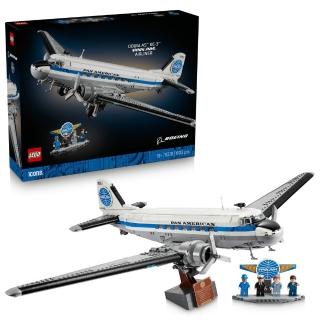 【LEGO 樂高】Icons 11378 Douglas DC-3 PAN AM 客機(飛機模型 泛美航空 禮物 玩具)