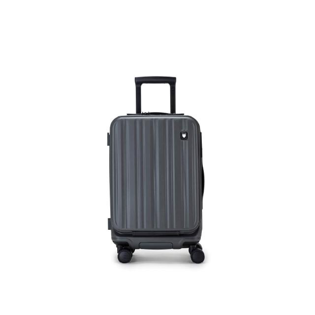 【SWISS STYLE】新升級 BERMAS FIT 20吋雙開式 日本煞車系統 登機箱 行李箱(多色任選)-贈 聯名盥洗包