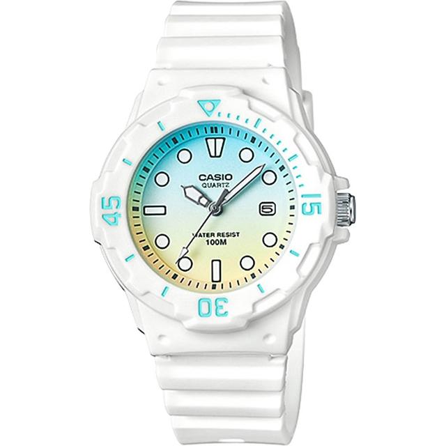 【CASIO 卡西歐】學生款運動風活力繽紛指針錶-LRW-200H系列(10款可選)