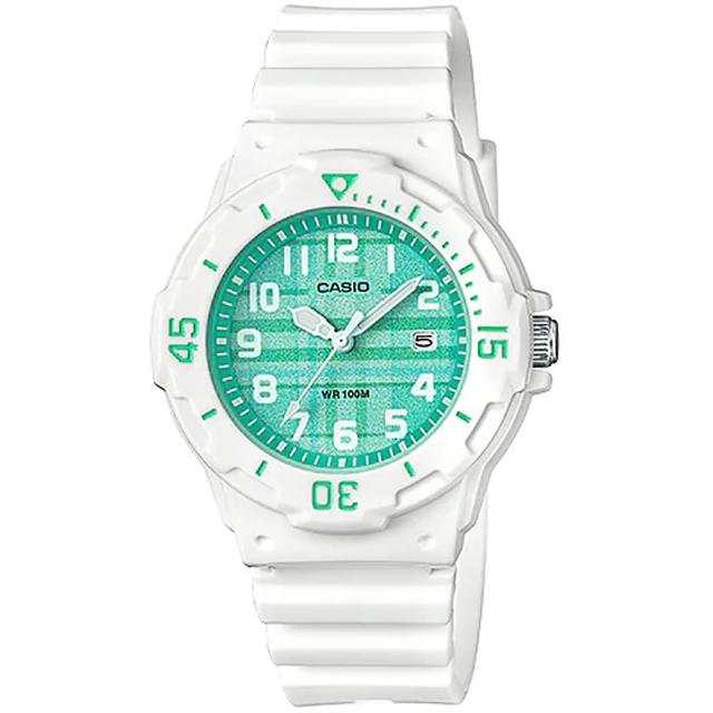 【CASIO 卡西歐】學生款運動風活力繽紛指針錶-LRW-200H系列(10款可選)