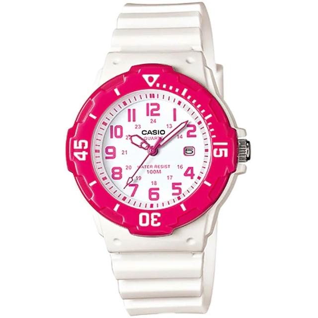 【CASIO 卡西歐】學生款運動風活力繽紛指針錶-LRW-200H系列(10款可選)