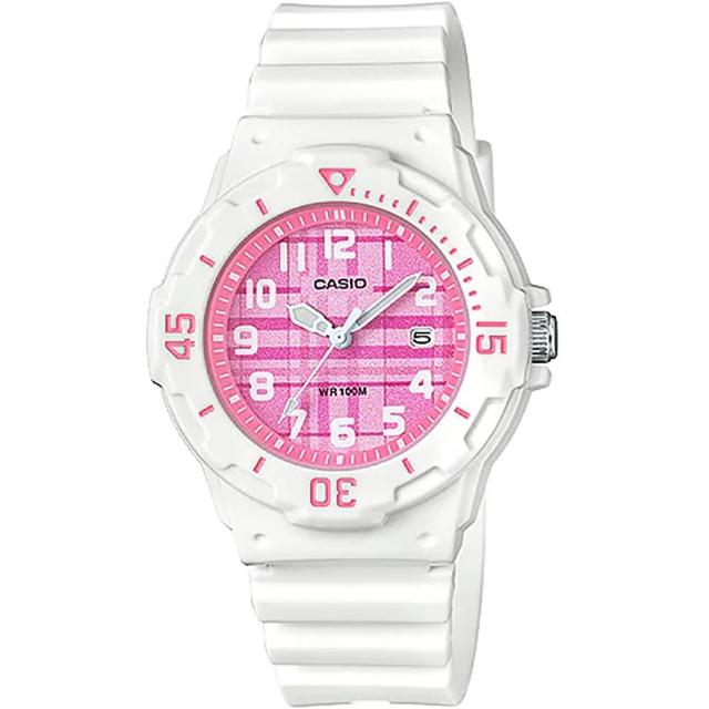 【CASIO 卡西歐】學生款運動風活力繽紛指針錶-LRW-200H系列(10款可選)