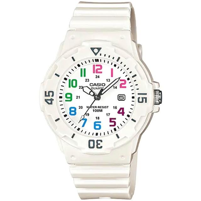 【CASIO 卡西歐】學生款運動風活力繽紛指針錶-LRW-200H系列(10款可選)