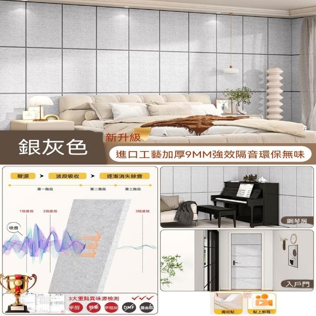 悅家家 超強隔音門貼 牆面貼隔音氈 臥室門隔音棉 門用吸音棉 隔音板（環保無味）預購12天
