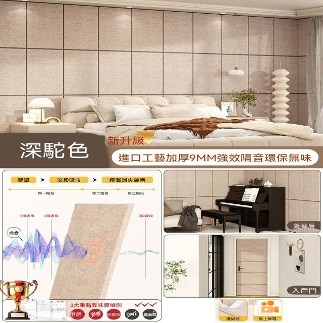 悅家家 超強隔音門貼 牆面貼隔音氈 臥室門隔音棉 門用吸音棉 隔音板（環保無味）預購12天