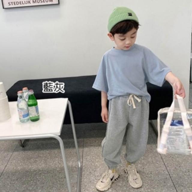 【橘魔法】純色寬鬆蝙蝠袖插肩短袖上衣 女童 男童 兒童 童裝 T恤 棉T 五分袖 中性款