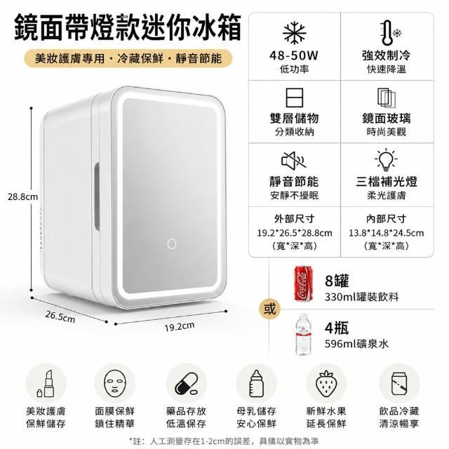 【Felsted 菲仕德】車載小冰箱 冷藏小冰箱 小型儲酒櫃 美妝小冰箱 冷暖小冰箱 宿舍/辦公室/車載/家用小冰箱