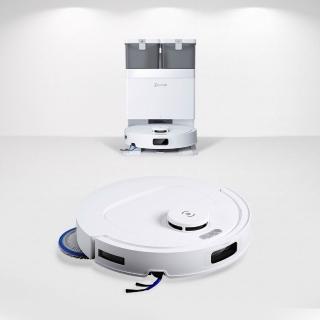 掃地機器人推薦 【ECOVACS 科沃斯】momo獨家熱銷!!DEEBOT N50 強清潔全能掃拖機器人(20000Pa/雙恆貼邊/全能基站)