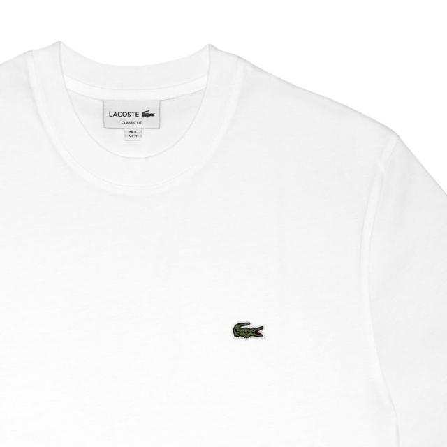 【LACOSTE】CLASSIC FIT 圓領短袖T恤(經典版型 LACOSTE鱷魚)