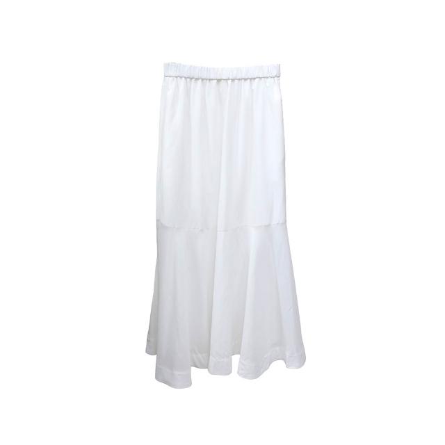 【giordano ladies】26SS 蠶絲混紡荷葉蛋糕裙(02466021)