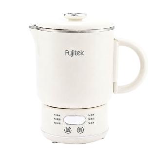 【Fujitek 富士電通】鈦瓷鍋國際電壓旅行折疊鍋雙電壓鍋FTP-MP650(快煮壺/電茶壺/電火鍋/美食鍋/泡麵鍋)