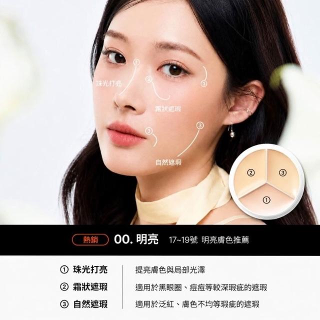 【韓國美膚】tfit 三色遮瑕膏 15g