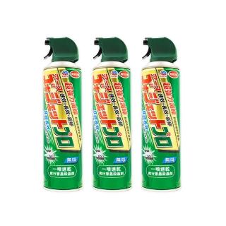 【興家安速】長效速乾爬行害蟲殺蟲劑 氣味任選 500ml 三件組(無味v柑橘/蟑螂、螞蟻、臭蟲、白蟻/8周有效)