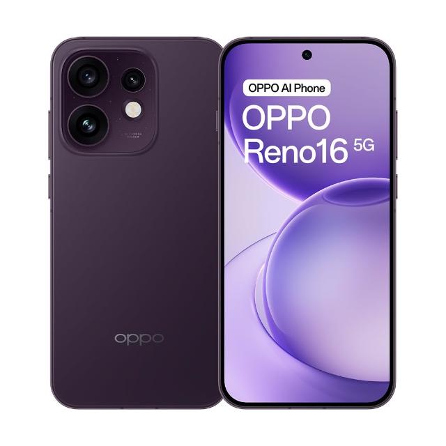 舊換新專屬賣場【OPPO】官方直營 Reno16 6.32吋(12G/256G/高通7Gen4/5000萬畫素主鏡頭)