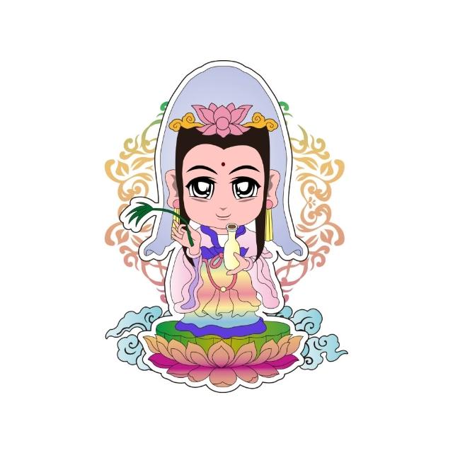 【老食說】神尊發財四寶組 平安發財米 彩繪神尊煎餅 彩繪開運籤詩牛奶棒 元寶關廟麵