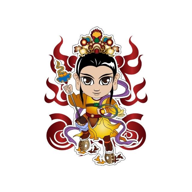 【老食說】神尊發財四寶組 平安發財米 彩繪神尊煎餅 彩繪開運籤詩牛奶棒 元寶關廟麵