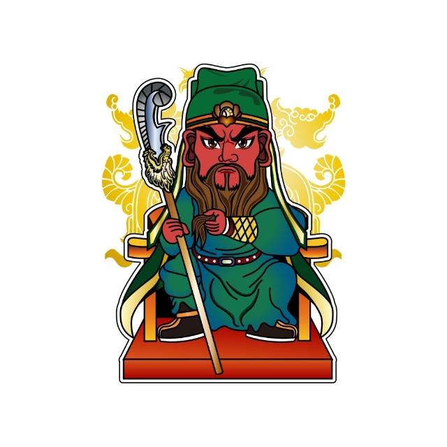 【老食說】神尊發財四寶組 平安發財米 彩繪神尊煎餅 彩繪開運籤詩牛奶棒 元寶關廟麵