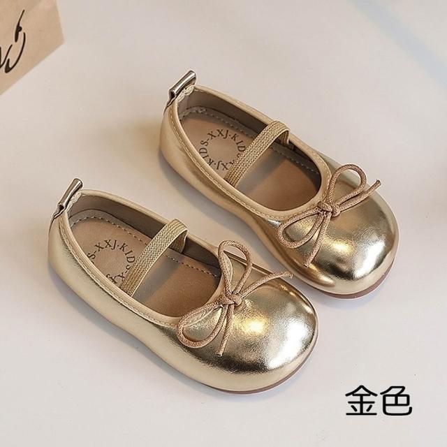 【橘魔法】圓頭亮面蝴蝶結公主鞋 女童 兒童 童裝 童鞋 娃娃鞋 鞋子 皮鞋 表演 禮服 生日 萬聖節 婚禮