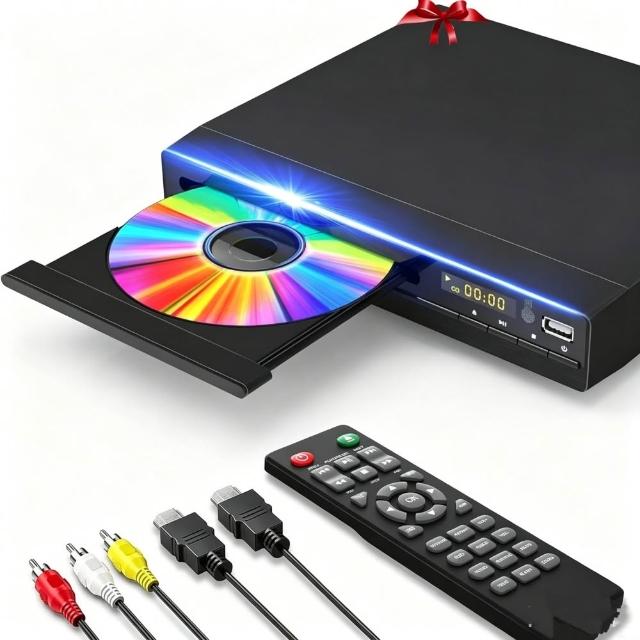 【諾必行】家用高清dvd影碟機 EVD播放機 VCD機 高清迷妳cd播放器（HD-238）