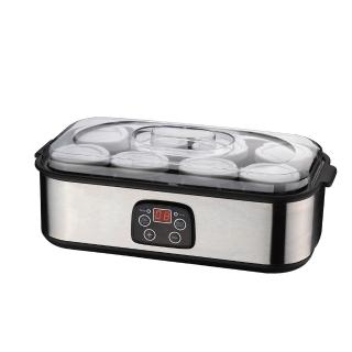 凱琦家居 1.4L 優格機 商用恆溫發酵機 八杯自制酸奶機 110v 定時 不鏽鋼機身 可拆卸