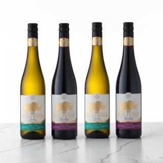 【DELIVINE 德易喝】紅白無酒精葡萄酒 4入組合