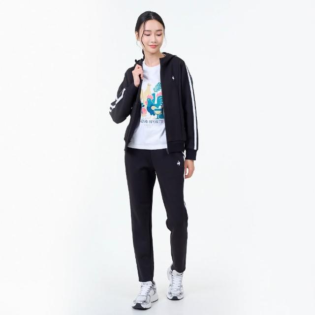 【LE COQ SPORTIF 公雞】立領/針織連帽外套 男女款 3色 LWY61761_LWY62761