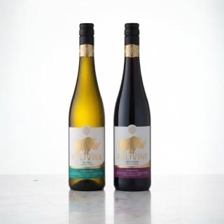 【DELIVINE 德易喝】德易喝紅白無酒精葡萄酒 2入組合