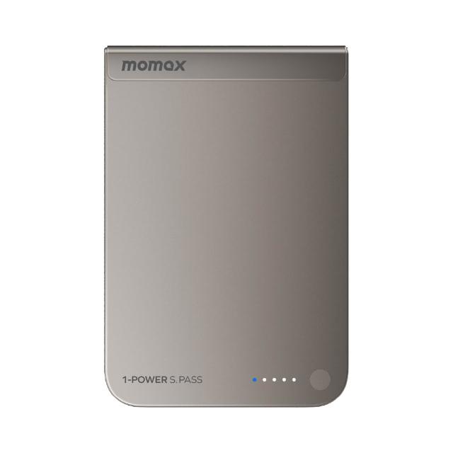【Momax】5000mAh Qi2 無線磁吸行動電源 (型號1-Power S.Pass) CCC認證 中秋送禮