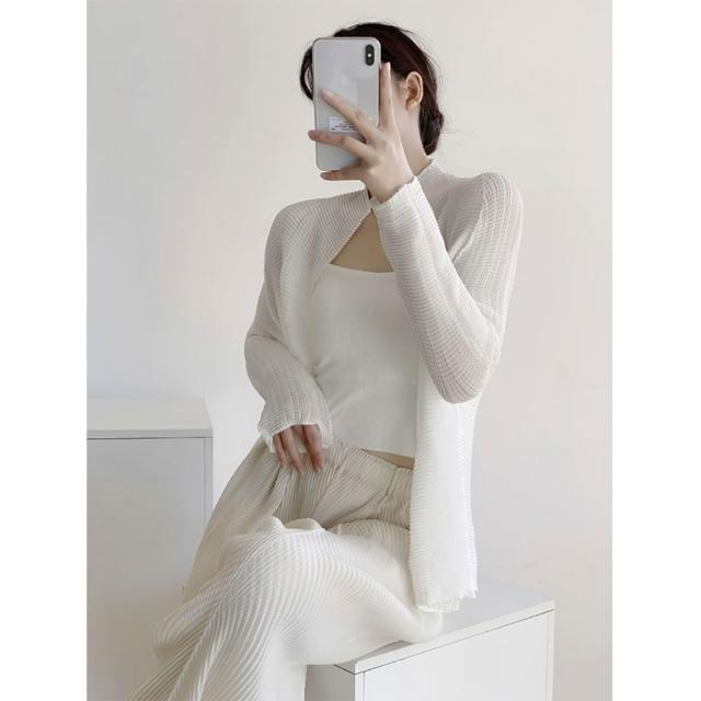 【巴黎精品】現貨+預購 三宅風皺褶衣服外套高級摺衣罩衫襯衫顯瘦大尺碼女裝(寬鬆防曬女外套多款3款b1a77 B)