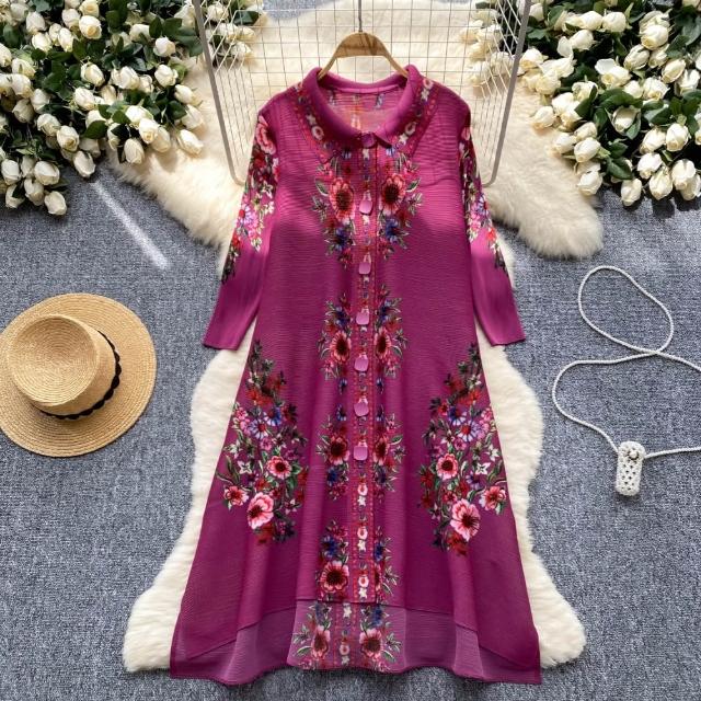 【巴黎精品】現貨+預購 三宅風皺褶衣服外套高級摺衣罩衫襯衫顯瘦大尺碼女裝(寬鬆防曬女外套多款3款b1a77 B)