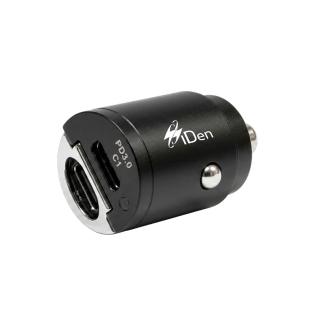 【iDen 愛電】iDen 45W迷你隱藏式快充車用充電器｜雙Type-C｜PD快充｜BSMI認證｜12V/24V適用