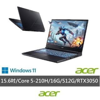 【Acer 宏碁】15.6吋Core 5效能電競AI筆電-黑(Aspire 7/A715-59G-55LN/Core 5-210H/16G/512G/RTX3050/W11)