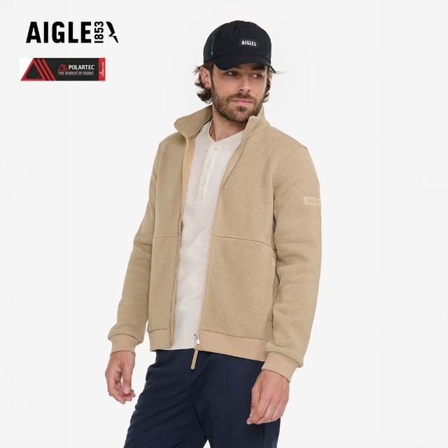 【AIGLE】男 POLARTEC 刷毛保暖外套｜AG-4A114(POLARTEC 男外套  保暖外套 刷毛外套 刷毛衣)