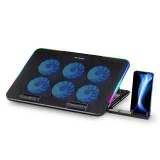 【PC Park】H8 RGB電競筆記型散熱座 電腦散熱 最大19吋 USB供電
