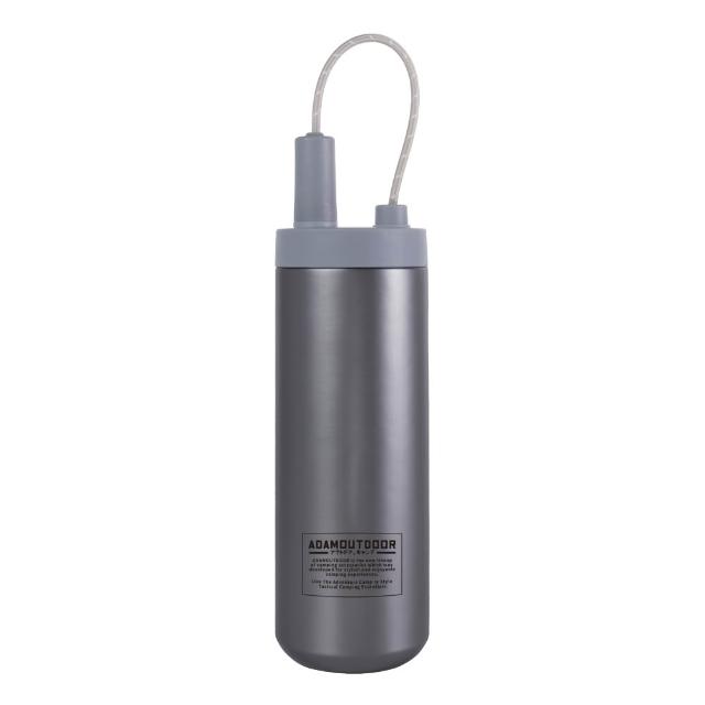 【WOKY 沃廚】純鈦遛遛杯750ml(附彈跳吸管)+送彈蓋600ml