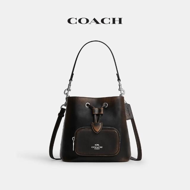 【COACH】蔻馳官方直營 ROWAN 口袋細節水桶包-多色任選(CES94/CES95)