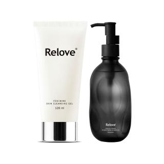 【Relove】女性私密益生元彈嫩潔淨油260g+私密潔淨凝露120ml私密雙星組