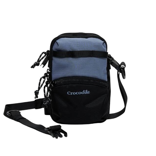 【Crocodile】鱷魚皮件 旅行小包 隨身小包 可放護照交通卡 輕量機能側背包 GRID系列 0104-11702